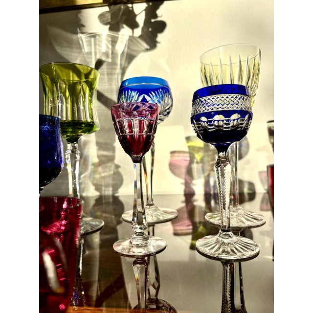 Crystal Roemer Glasses from Baccarat, Set of 11 For Sale - Image 13 of 18