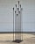 1980s Brutalist Metal 42" Floor Candelabra, Manner of Harry Bertoia For Sale - Image 5 of 16