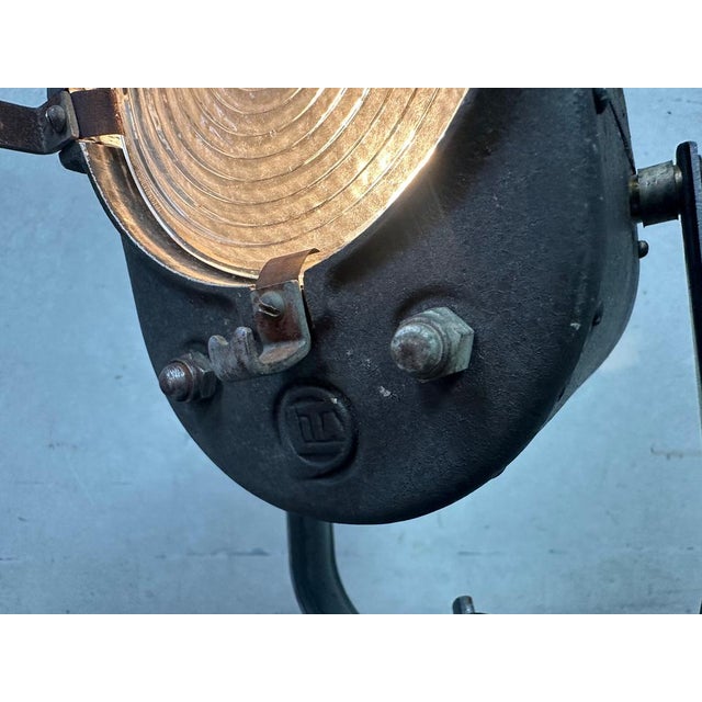 Gray Vintage Lita Baby Theater Spotlight from Lita, 1940s For Sale - Image 8 of 13