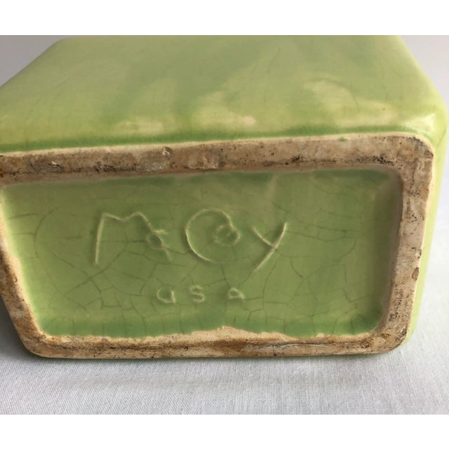 Mid 20th Century Mid 20th Century Green Pottery Collection - Set of 4 For Sale - Image 5 of 13