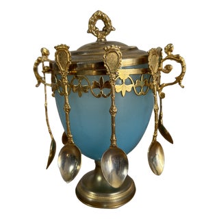 Napoleon III Style Condiment Service, Set of 9 For Sale