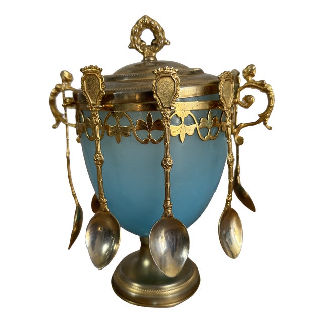 Napoleon III Style Condiment Service, Set of 9 For Sale