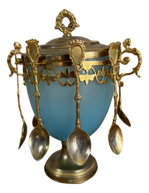 Napoleon III Style Condiment Service, Set of 9