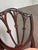 Brown Set of 4 Mahogany Carved Shield Back Dining Chairs For Sale - Image 8 of 12
