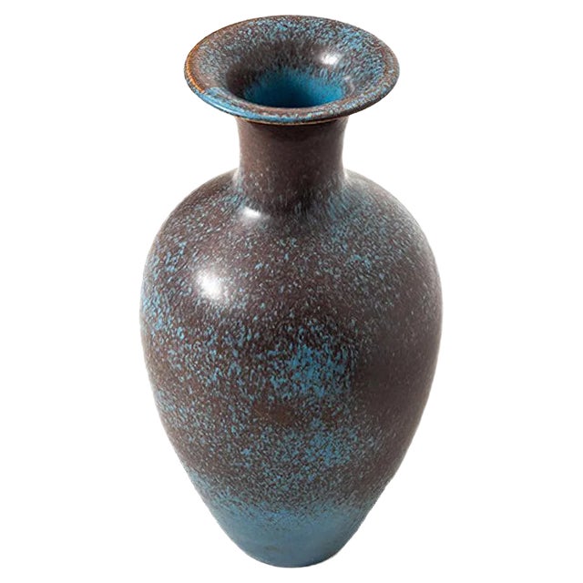 Swedish Ceramic Floor Vase by Gunnar Nylund for Rörstrand, 1950s For Sale