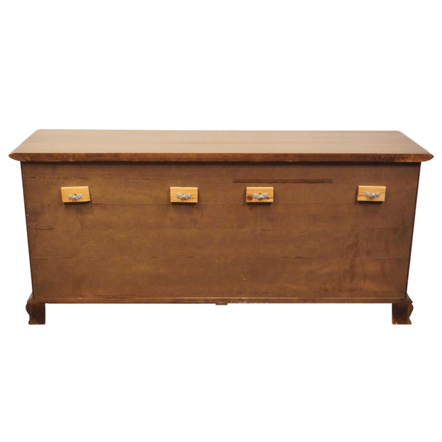 Ethan Allen Classic Manor Solid Maple 72" Triple Door Dresser 15-5213 For Sale - Image 12 of 14