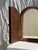 Mini Mirror with Rounded Oak Top, 1980s For Sale - Image 4 of 12