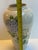 Lenox "Blue Hydrangeas" Collection Ceramic 10.5" Tall Ivory Vase Embossed Hand Painted Floral Design For Sale - Image 12 of 15