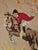 English Needlework Hand Made Wool Throw With Fox Hunting Scenes For Sale - Image 3 of 5