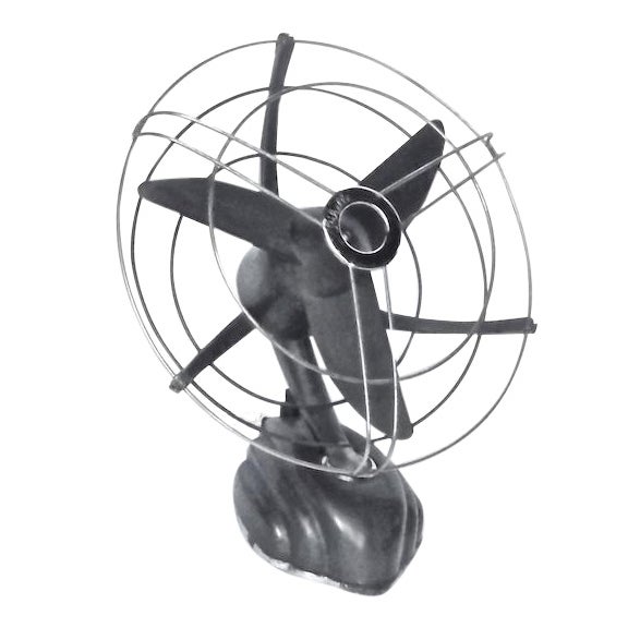 Vintage Art Deco Machine Age German Desk Fan Chairish