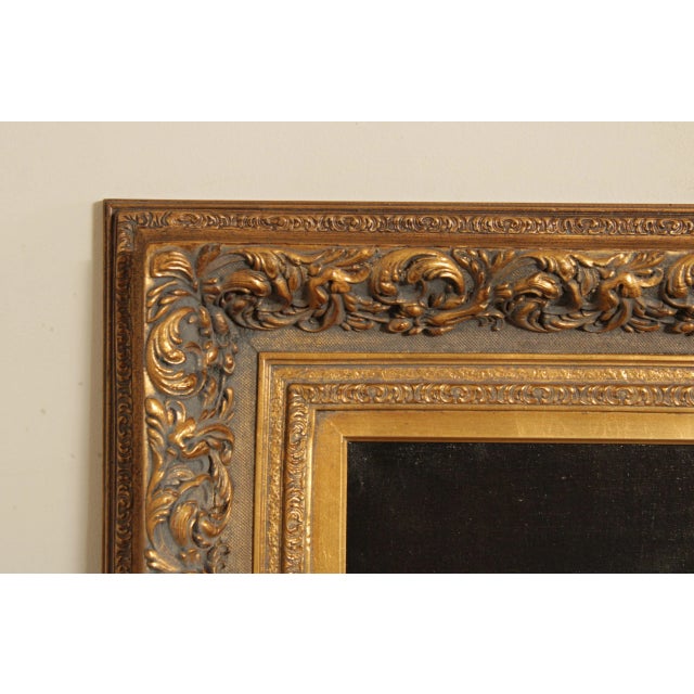 Mid 20th Century Vintage 20th C. Portrait of Victorian Woman Oil Painting, Signed 'D. Hawkins' For Sale - Image 5 of 13