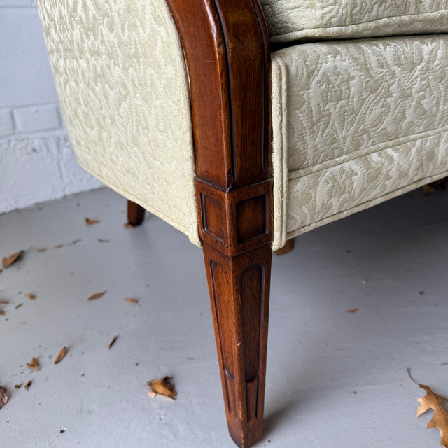 Antique Wood Framed Hickory Chair Sofa For Sale - Image 11 of 14