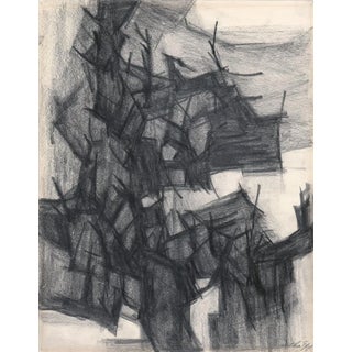 1950s Martha Epp Abstract Drawing For Sale