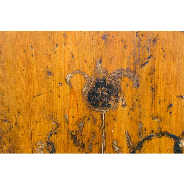 Rustic Antique Rustic Baltic Pine Armoire, 1862 For Sale - Image 3 of 18