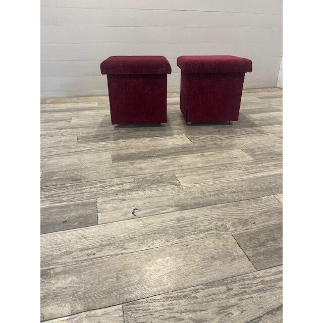 Vintage Hockers Stool by Tatra Nabytok, 1980, Set of 1 For Sale - Image 7 of 7