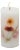 FIA Wick Pressed Floral Candle 6"H For Sale