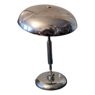 Chrome Table Lamp by Giovanni Michelucci, 1940 For Sale