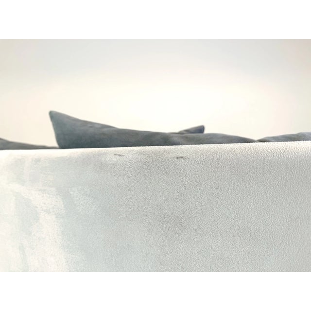 Early 21st Century Fabric Velvet Sofa Corner by Franz Fertig For Sale - Image 5 of 13