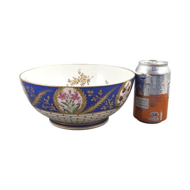 Large Antique Porcelain Footed Bowl from Samson, 1800s For Sale - Image 10 of 11