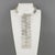 Contemporary Biche de Bere Paris Graffiti Silvered Link Necklace in Limited Edition For Sale - Image 3 of 11