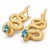 Not Yet Made - Made To Order Massive Snake Earrings With Blue Topazes in Opened Mouth, Pair For Sale - Image 5 of 10