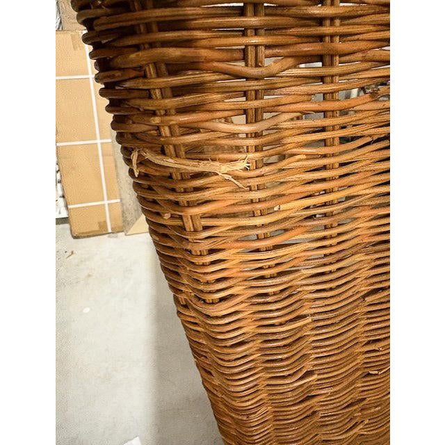 Wicker Hooded Headboard for Daybed For Sale - Image 4 of 6