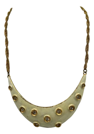 Pierre Cardin Statement Moon Necklace