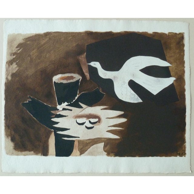 Georges Braque, Le nid, Lithograph For Sale