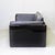 1970s Black Lacquered Wood and Leather Two-Seater Sofa by Kazuhide Takahama for Gavina, 1970s For Sale - Image 5 of 11