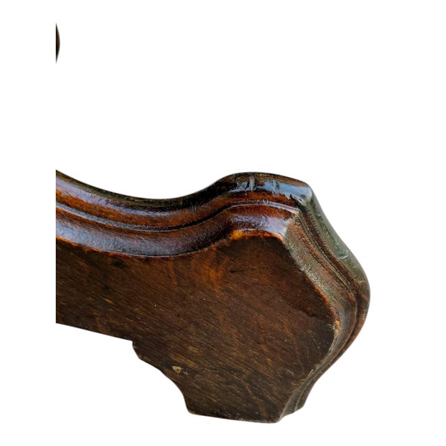 Antique Renaissance Revival Walnut Parlor TableWith White Marble Top For Sale - Image 13 of 18