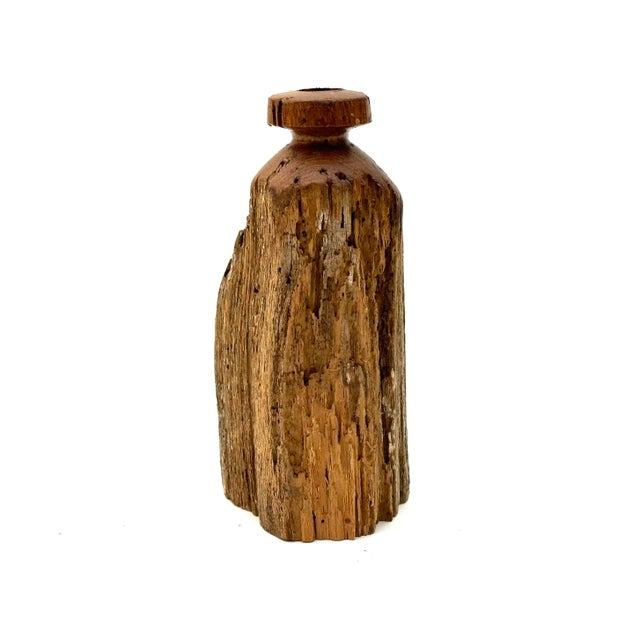 1960s Handmade Live Edge Weed Pot Vases - a Pair For Sale - Image 11 of 12