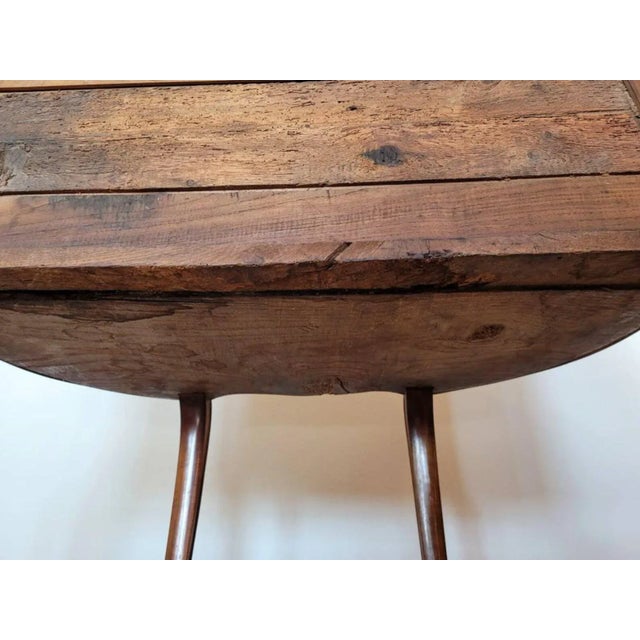 Scarce 18th Century French Louis XV Period Walnut Tambour Door Sideboard For Sale - Image 10 of 13