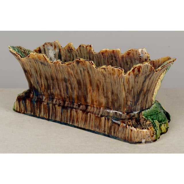 English English Majolica Jardinière For Sale - Image 3 of 12