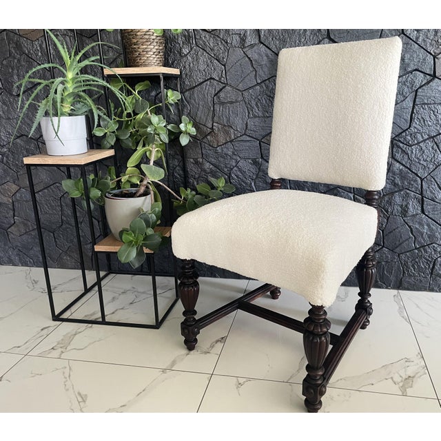 This set of three Neo-Renaissance/Eclectic style chairs dates from the late 19th century (ca. 1880–1910). They were most...