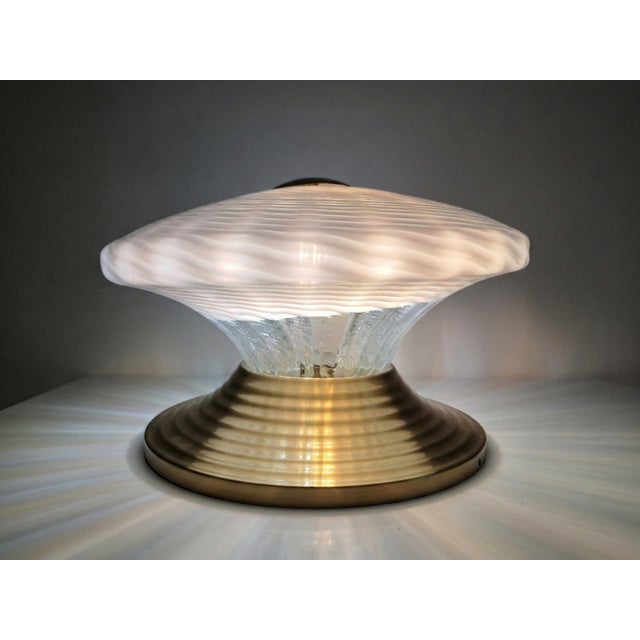 Murano Glass Table Lamp from Manifattura Di Murano, 1980s For Sale - Image 10 of 11