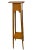 American Vintage Lane Wood Plant Stand Museum Folk Art Pedestal Tall Accent Table For Sale - Image 3 of 14