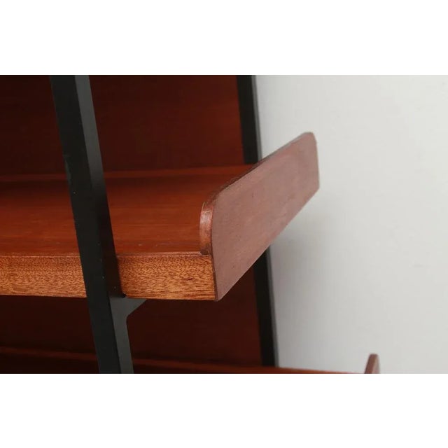 Wood Shelf / Room Divider in Teak, 1955 For Sale - Image 7 of 10