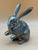 English Vintage Silver-Tone Plated Brass Rabbit Sculpture – Made in India For Sale - Image 3 of 11
