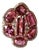 Set in 18k Rose Gold, 8.48 Carats, Tourmaline & Diamonds Cocktail Cluster Ring, Size 6.5 For Sale