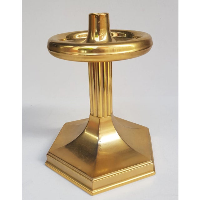 1970s Brass Candle Holder, 1970s For Sale - Image 5 of 5