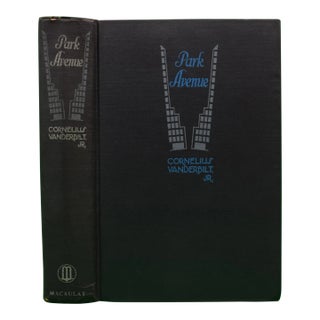 "Park Avenue" 1930 Vanderbilt, Cornelius Jr. (Inscribed) For Sale