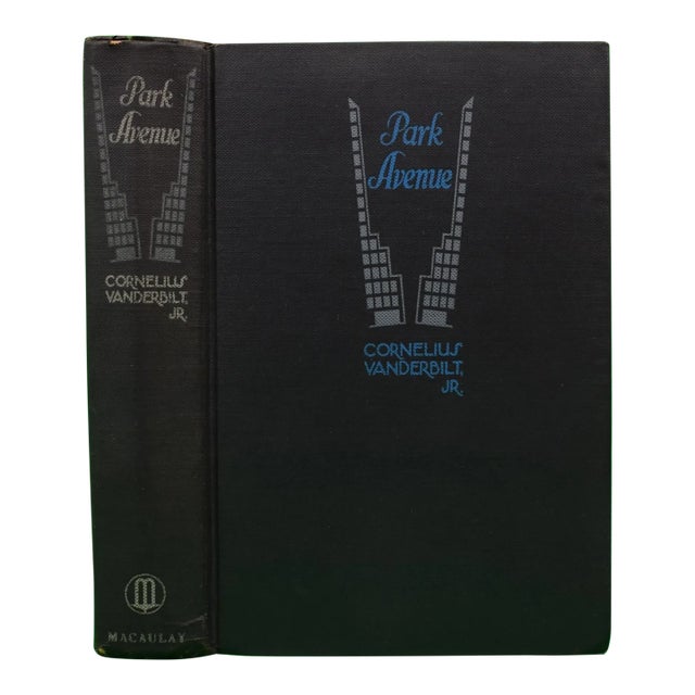 "Park Avenue" 1930 Vanderbilt, Cornelius Jr. (Inscribed) For Sale