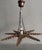 Vintage Spanish Colonial Starburst Ceiling Lamp, 1940s For Sale - Image 3 of 10
