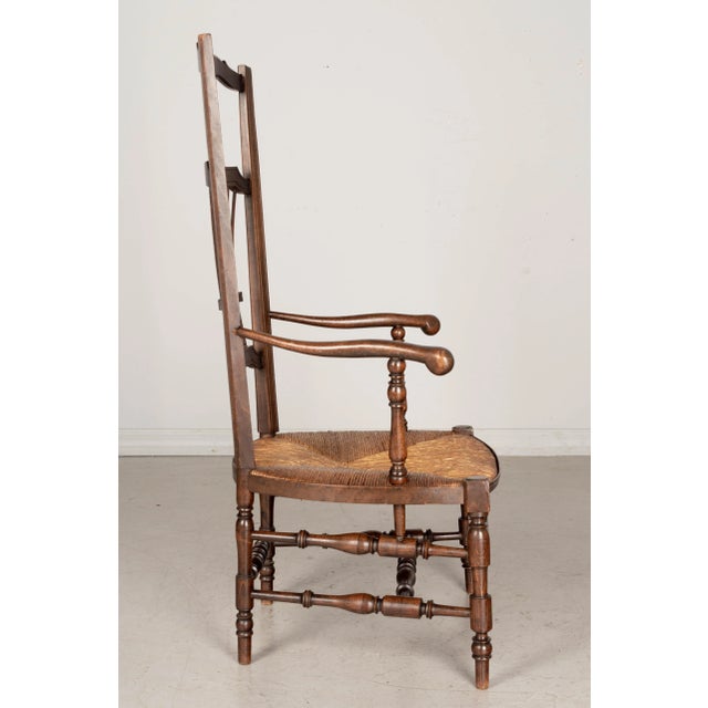 French Chauffeuse or Fireside Chair For Sale - Image 4 of 9