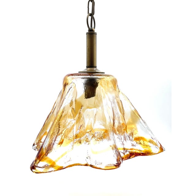 Large Murano Glass Fazzoletto Pendant Lamp, 1970s For Sale - Image 14 of 14
