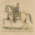 Paper Military Costume of Jordan Orsini on Horseback, 1845, Paper For Sale - Image 7 of 10