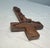 Antique 1700's Hand Carved Wood Religious Jesus Christ Crucified Cross Sculpture For Sale - Image 13 of 14