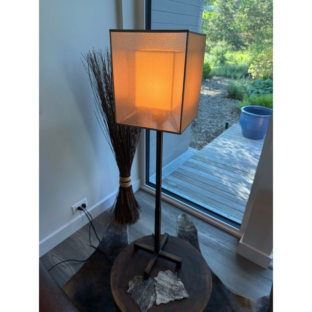 2000 - 2009 Pair of Fine Art Lamps Quadralli Sculptural Table Lamps - Unmarked For Sale - Image 5 of 8