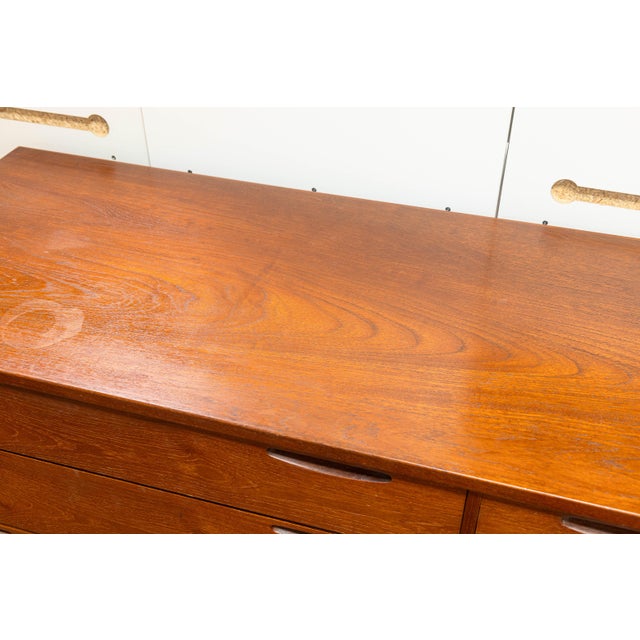 Mid-Century Modern Ib Kofod Larsen for J Clausen & Son Brande Mobelfabrik Danish Teak Wood Lowboy For Sale - Image 3 of 6
