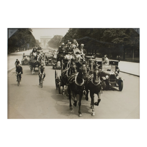 Paris, 1930s, Carriages and Cars - Silver Gelatin Black and White Photography